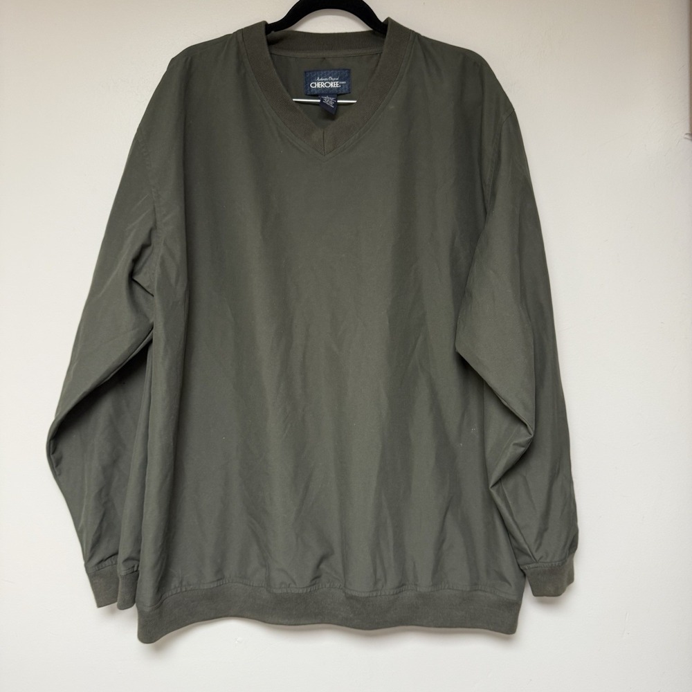 Cherokee Men's Green Pullover Windbreaker Size‎ L